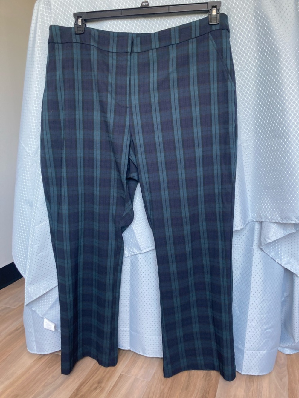 Zac & Rachel bootcut pant plaid print pant size 22W